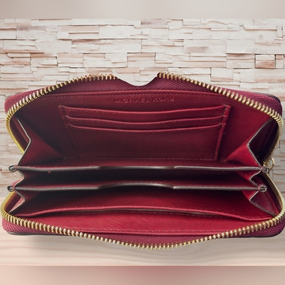 Michael Kors Cinnabar Python-Embossed Leather Pho… - image 3